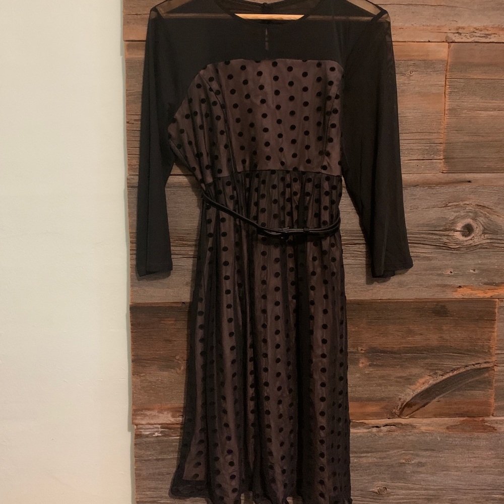Formal Black Maternity Dress